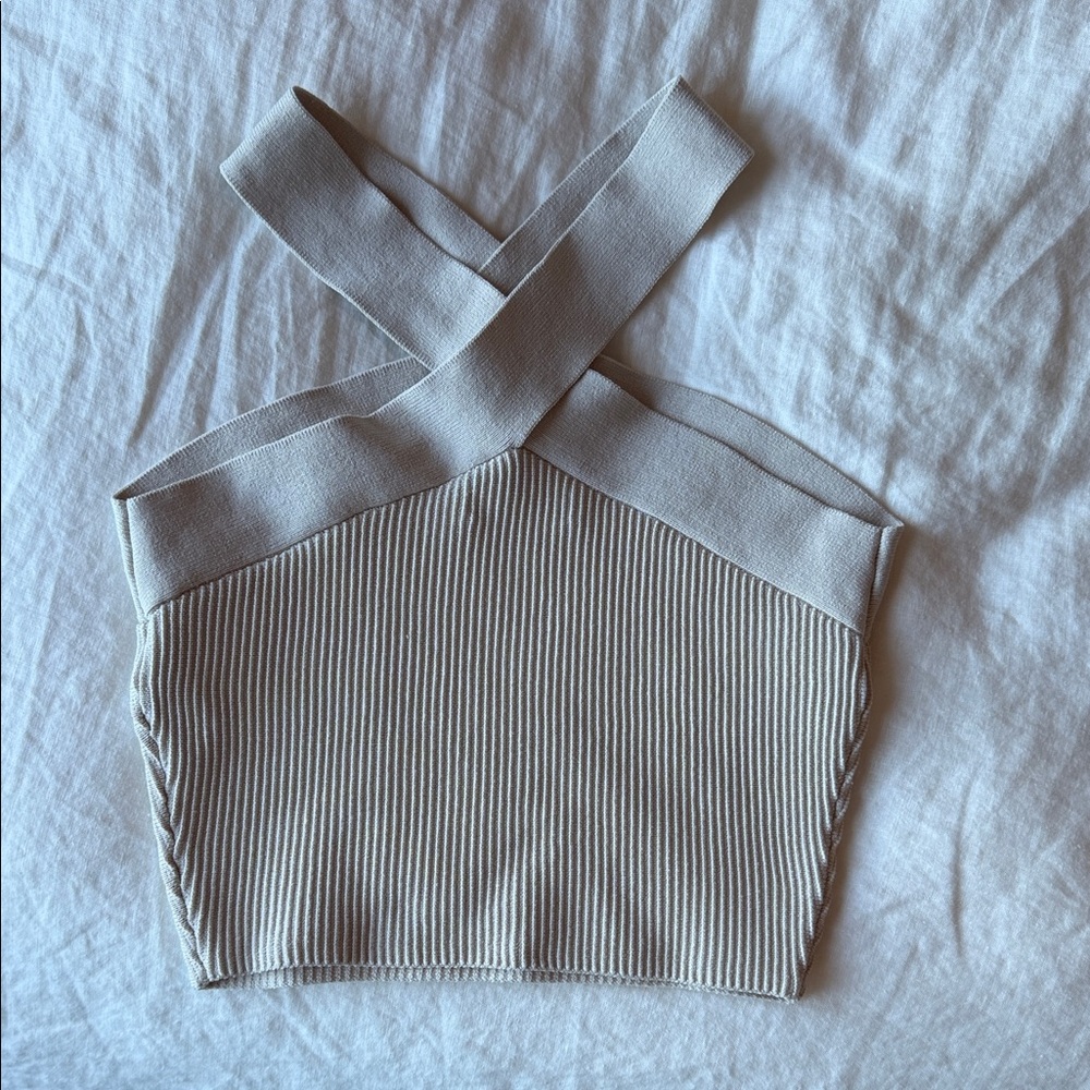 Aritzia Sculpt Knit Halter Top